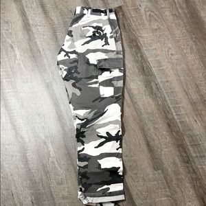 Rothco cargo pants winter camo